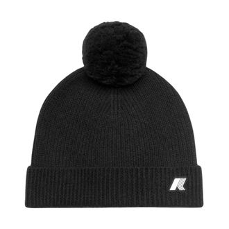 K-Way Accessoires, Heren, Zwart, S, Wol, Ribbed Beanie