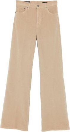 Dondup Jeans, Dames, Beige, W28, Beige Jeans voor een stijlvolle look
