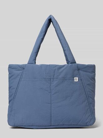 Moss Copenhagen Shopper mit Label-Detail Modell SIRIA SASJA in Blau, Gr&ouml;&szlig;e 1