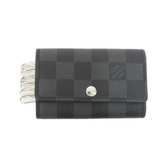 Louis Vuitton Pre-owned Damier Graphite Keycase - Heren - Pre-owned - Grijs - Maat: ONE Size
