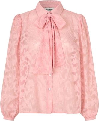 Lollys Laundry Shirts - Dames - Overhemden - Roze - M - Overhemden