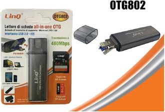 Trade Shop Trade Shop - Sd Micro-sd 2in1 Lightning Usb Maschio Otg Femmina Otg802