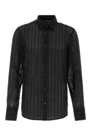 Gucci Black Regular Stripes Shirts