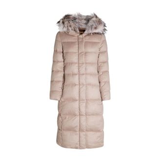 Moorer Zagara Parka - Dames - Mantels - Beige - Maat: XS Wol