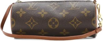 Louis Vuitton Papillon Pochette Monogram Canvas Mini clutch bag - Bruin