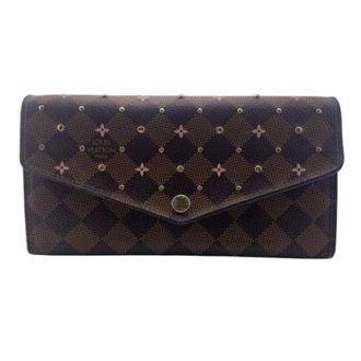 Louis Vuitton Pre-owned Wallets, female, Brown, Size: ONE SIZE Pre-owned Long wallet (bi-fold)