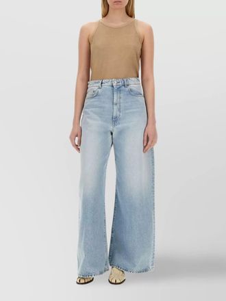 Sportmax lightweight sleeveless round neck top