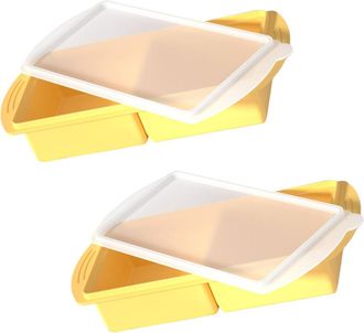 OEM Formas De Ladrillos Fr&iacute;os De Gran Capacidad Con Color Amarillo