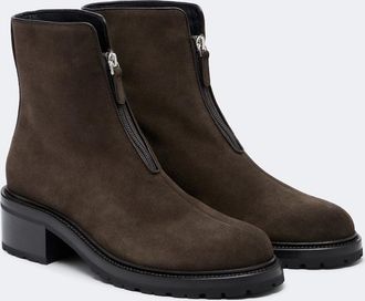 The Row Hike suede ankle boots