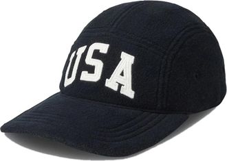 Polo Ralph Lauren Woven Cap - Heren - Petten - Zwart - ONE Size - Leer - Accessoires