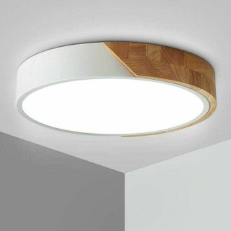 OEM Plafonnier Led - 24 W - 30 Cm - Regulable Con Mando A Distancia - 3 Temperaturas De Color 3200 K 4500 K 6500 K - Para Ba&ntilde;o Cocina Sal&oacute;n Habitaci&oacute;n Ofi