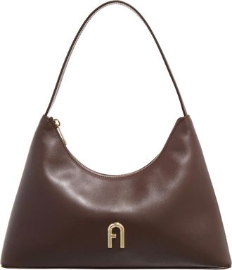 Furla Hobo Bags - Furla Diamante S Shoulder Bag - brown - Hobo Bags for ladies