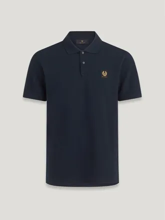 Belstaff Belstaff Polo Mens Cotton Pique Dark Ink Size 2XL