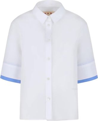 Marni Camicia con polsini a contrasto - Bianco
