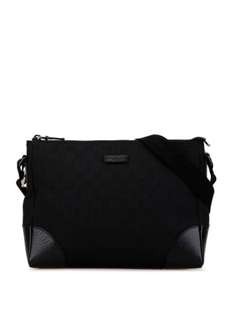 Gucci 2000-2015 GG Canvas crossbody bag - women - Canvas - One Size - Black