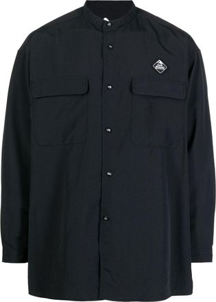 White Mountaineering Camicia con applicazione - Nero