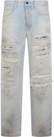 Amiri Antin Straight Jeans - Heren - Regular Fit Jeans - Blauw - W36 - Denim - Jeans