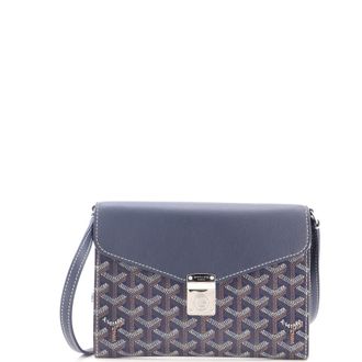 Goyard Chypre Wallet on Strap Coated Canvas with Leather