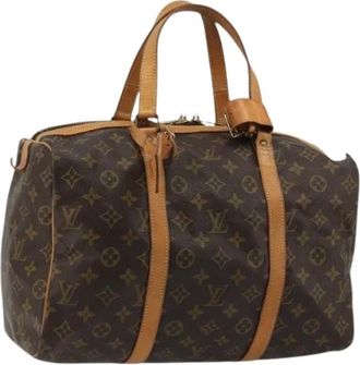 Louis Vuitton Pre-owned Weekend Bags, female, Brown, Size: ONE SIZE Pre-owned Sac Souple 35 Boston Bag