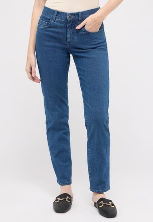 Angels Slim-fit-Jeans ANGELS DOLLY, Damen, Gr. 34, L&auml;nge 30, blau, Denim/Jeans, Obermaterial: 82% Baumwolle, 15% Polyester, 3% Elasthan, straight fit, Jeans 