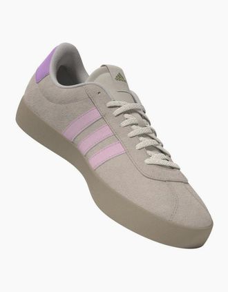 adidas Womens Adidas VL Court 3.0 Womens Beige/Pink Trainers - Size: UK 6 / eu 39.5 / us 7.5