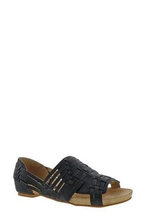 Bellini Woven Flat Sandal in Black at Nordstrom Rack, Size 6.5