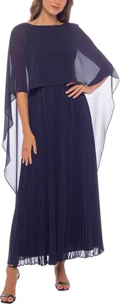 OLEG CASSINI Solid Maxi Dress