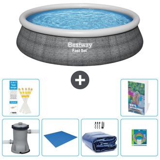 Bestway Piscina Bestway Fast Set Redonda - 457x84 Cm - 7-piezas S220