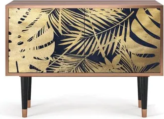 StoryZ Aparador bajo azul y amarillo 2 puertas L 94 cm