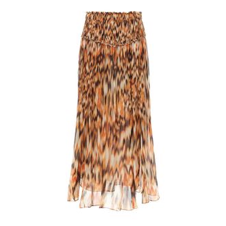 Isabel Marant Dames, Rokken, Oranje, Maat: S Zijde