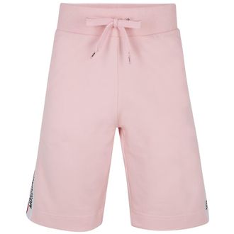 Moschino Mens Branded Tape Legs Pink Shorts Cotton - Size X-Large
