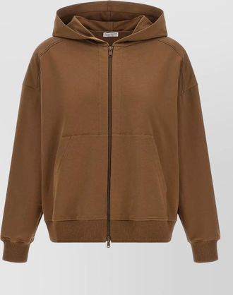 Brunello Cucinelli cotton zip-up hoodie