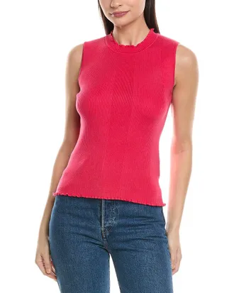 Karl Lagerfeld Karl Lagerfeld Ribbed Knit Top
