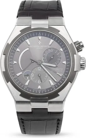 Vacheron Constantin Pre-owned Vacheron Constantin Overseas Automatic Day-Night Grey Dial Mens Watch 47450