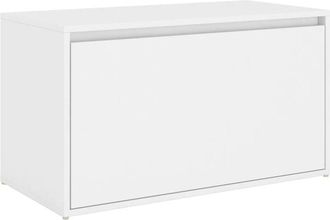 vidaXL Hall Bench 80x40x45 cm White Engineered Wood vidaXL