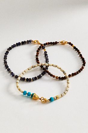 Chan Luu Trio Friendship Bracelets, Set of 3