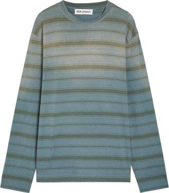 Our Legacy Box Striped Cotton T-shirt - Stripe - 46 (IT46 / S)