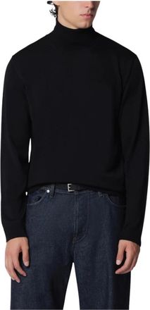 Roberto Collina Dolcevita ML - Heren - Coltruien - Zwart - XL - Wol - Truien & Vesten