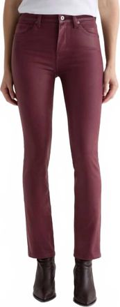 AG - Adriano Goldschmied Mari Coated Jean In Leatherette Winery