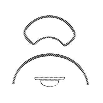 OEM Marco Adhesivo De Fibra De Carbono Para El Veloc&iacute;metro + Tira Embellecedora De Ventilaci&oacute;n Para Cooper Hardtop R56, Clubman R55 Convertible R57