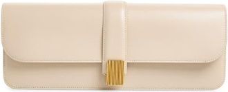 Khaite Blake Leather East/West Clutch in Burro at Nordstrom