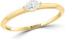 Effy Marquis Diamond Ring in Gold at Nordstrom Rack, Size 7
