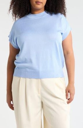 T Tahari Crewneck Shell Sweater in Bluebell at Nordstrom Rack, Size 2X