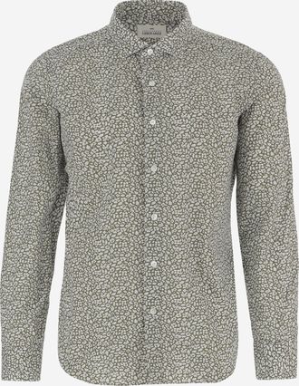 Alessandro Gherardi Mens Linen Shirt Multicolour