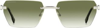 Dsquared2 Stijlvolle zonnebril 0102/S in goud - Heren - Zonnebrillen - Grijs - 58 MM - Accessoires