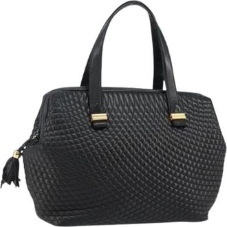 Bally Pre-owned Handbag - Dames - Vintage Handtas - Zwart - ONE Size - Leer - Vintage