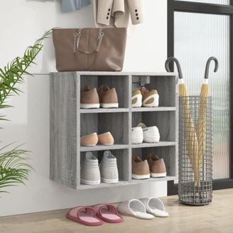 vidaXL Scarpiera Grigio Sonoma 52,5x30x50 cm - Vidaxl