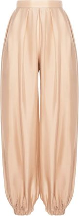 Manur&iacute; Pantaloni Bazar con arricciatura - Toni neutri