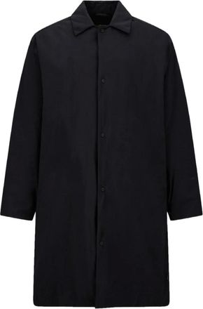 Herno Cappotto monopetto con bottoni - Nero