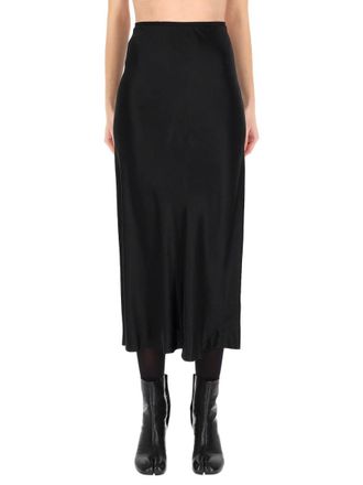 Maison Margiela Satin Midi Skirt